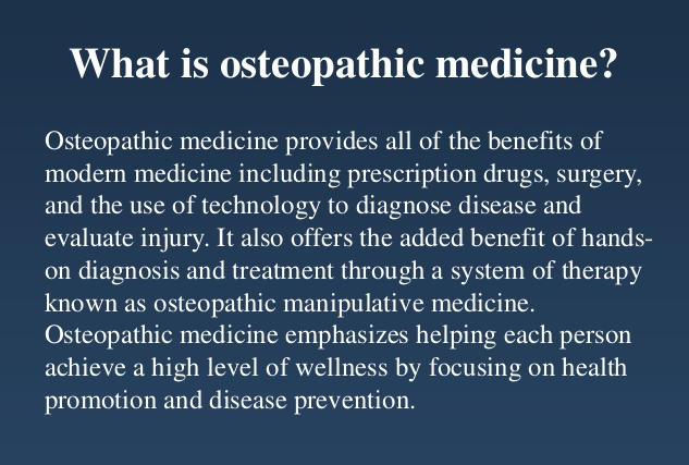 Doctor of Osteopathic Medicine